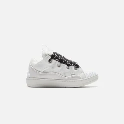 Shop Lanvin Curb Sneakers White