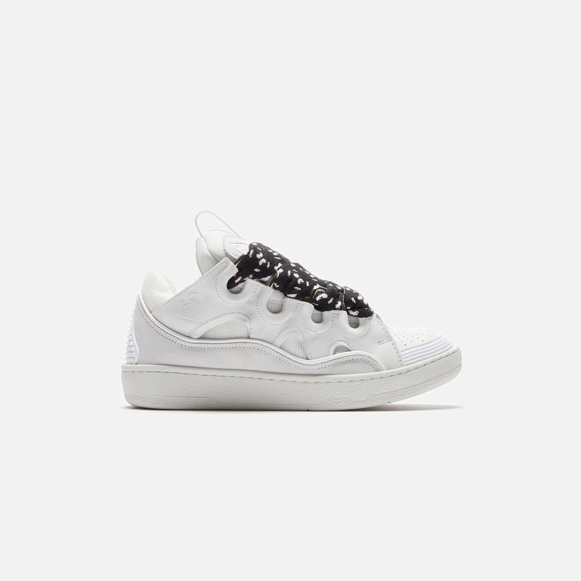 Shop Lanvin Curb Sneakers White