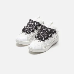 Shop Lanvin Curb Sneakers White