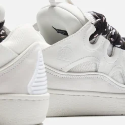 Shop Lanvin Curb Sneakers White