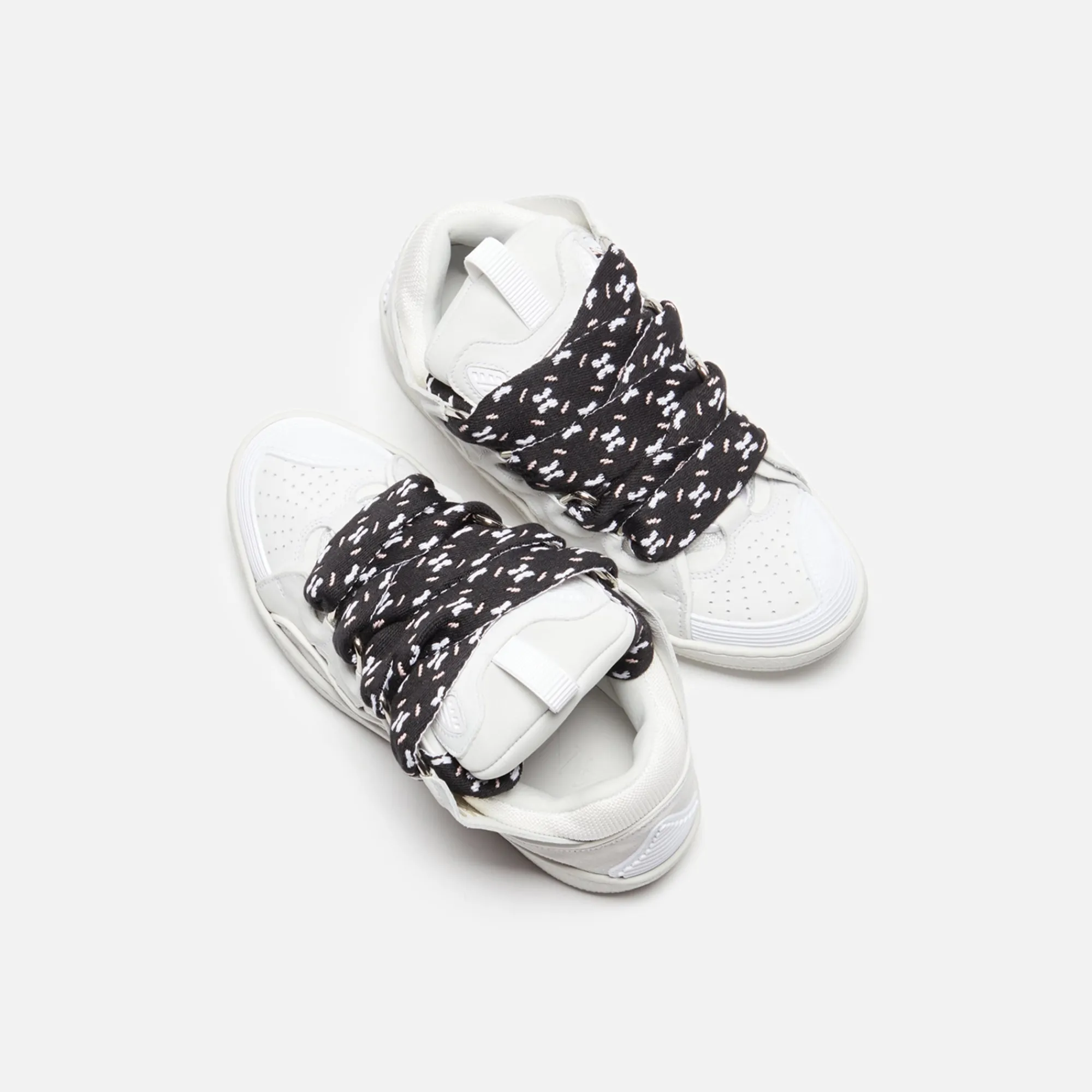 Shop Lanvin Curb Sneakers White