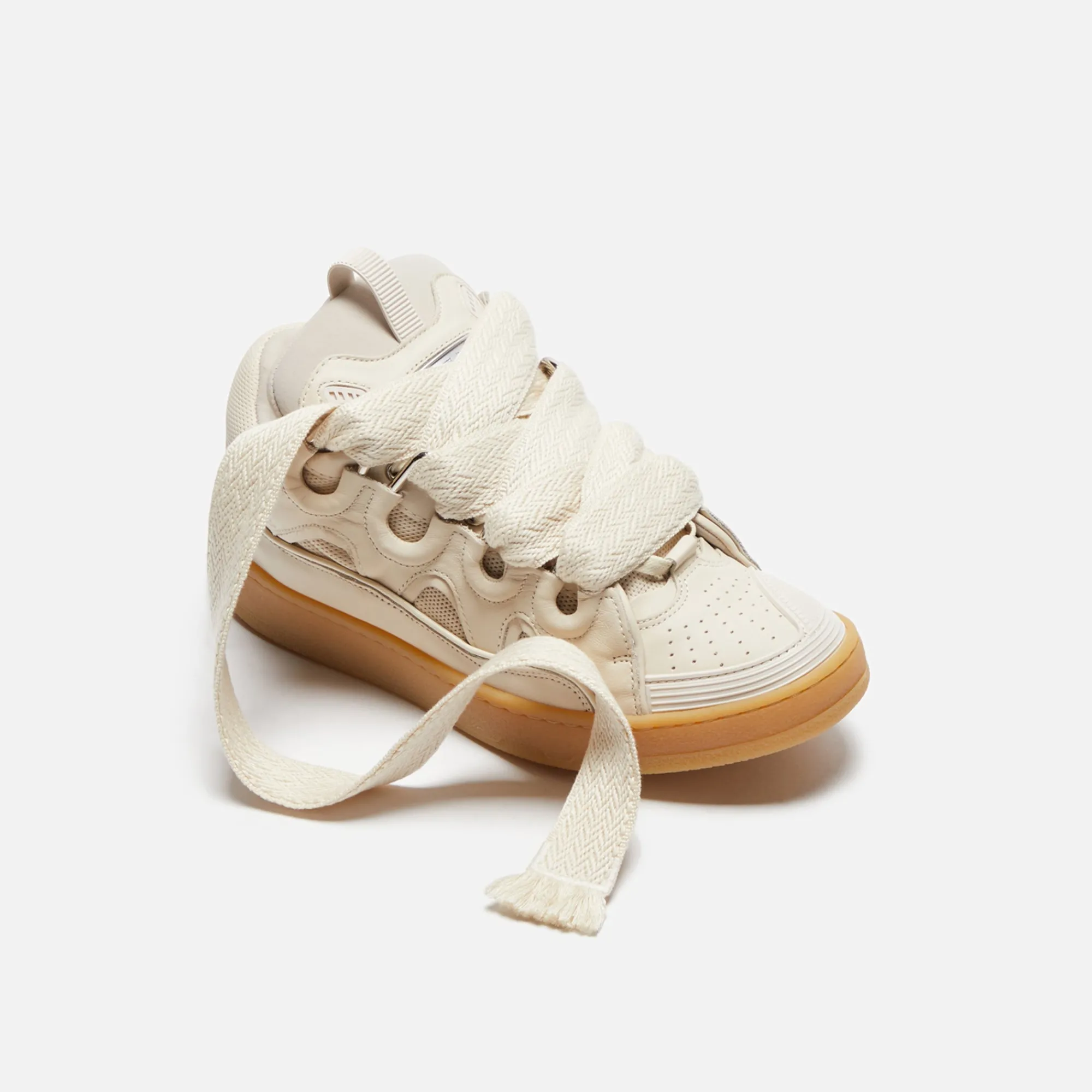 Store Lanvin Curb Sneakers Chalk