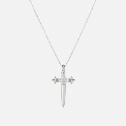 New Hatton Labs Dagger Pendant Necklace Silver