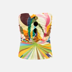 Cheap Siedres Day Top Flower Kaleidoscope