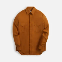 Store Bally Desert Twill Shirt Brown