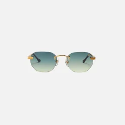 Clearance Vintage Frames Detroit Player Drill Mount 24Kt Gold Green