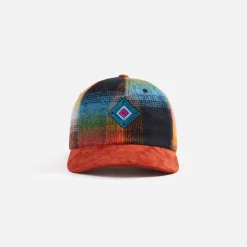 Online by Parra Diamond Block Logo 6 Panel Cap Multi
