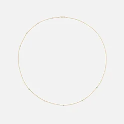 Cheap Isa Grutman Diamond Emerald Belly Chain Gold