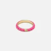 Cheap Yvonne Leon Diamond Enamel Ring Yellow Gold / Fushia