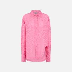 Clearance The Attico Diana Shirt Geranium