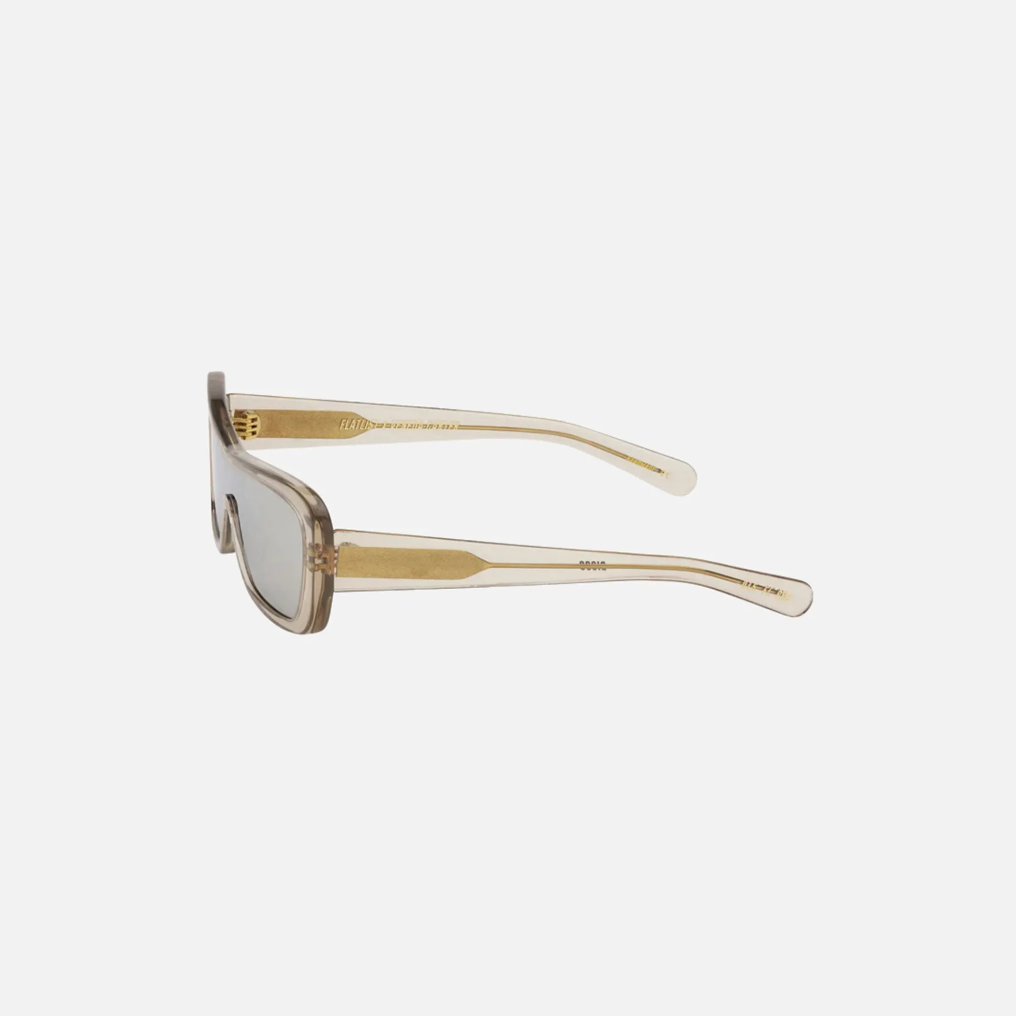 Cheap Flatlist Disco Sunglass Crystal Grey / Silver Reflect