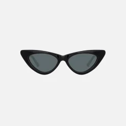 Shop The Attico Dora Frames Black With Grey Lens
