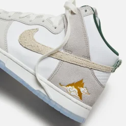 Flash Sale Nike Dunk Hi Prm Gm Summit White / Desert Ore / Light Bone / Evergreen