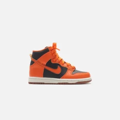 Discount Nike Dunk High -Black / Yellow Strike / Summit White / Safety Orange
