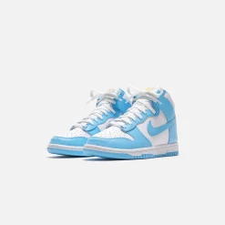 Outlet Nike Dunk High Retro Blue Chill / White / Amarillo