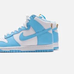 Outlet Nike Dunk High Retro Blue Chill / White / Amarillo