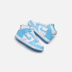 Outlet Nike Dunk High Retro Blue Chill / White / Amarillo