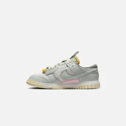 New Nike Dunk Jumbo White / Light Silver / Mint Foam / Pink Foam / Light Smoke Grey