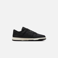 Fashion Nike Dunk Low Retro Prm 1 Nos Black / Black / Sail