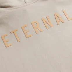 Cheap Fear of God Eternal Cotton Fleece Hoodie Dusty Beige