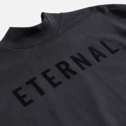Fashion Fear of God Eternal Cotton Long Sleeves Tee Black
