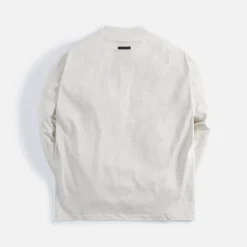 Store Fear of God Eternal Cotton Long Sleeve Tee Warm Heather Oatmeal