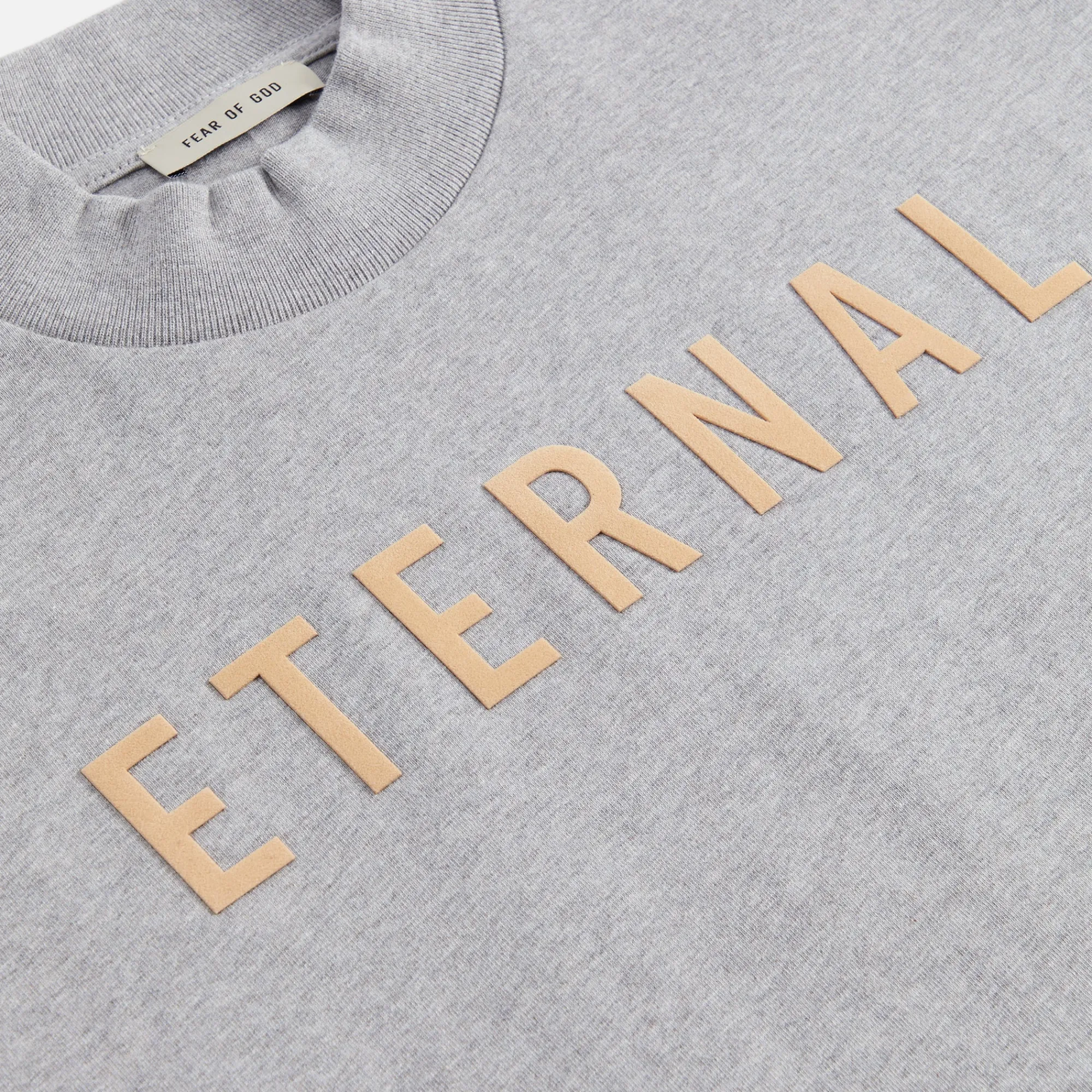 Best Fear of God Eternal Cotton Tee Warm Heather Grey