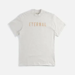 Clearance Fear of God Eternal Cotton Tee Warm Heather Oatmeal
