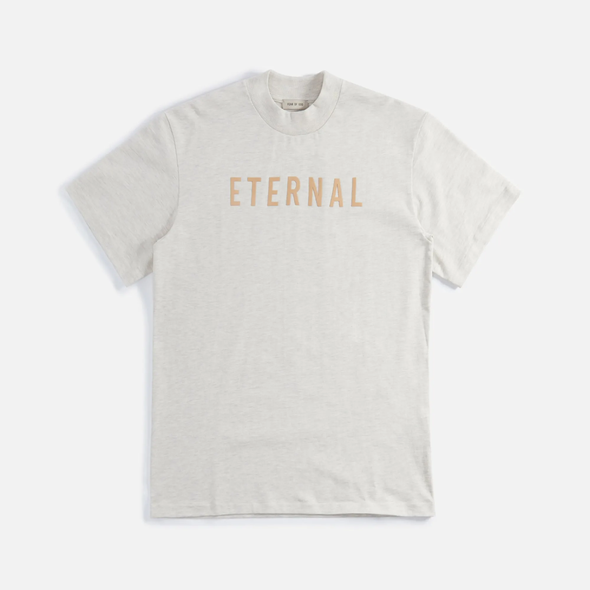 Clearance Fear of God Eternal Cotton Tee Warm Heather Oatmeal
