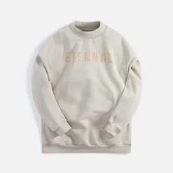 Online Fear of God Eternal Fleece Crewneck Cement