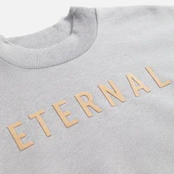 Cheap Fear of God Eternal Fleece Crewneck Warm Heather Grey
