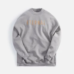 New Fear of God Eternal Fleece Crewneck Warm Heather Grey