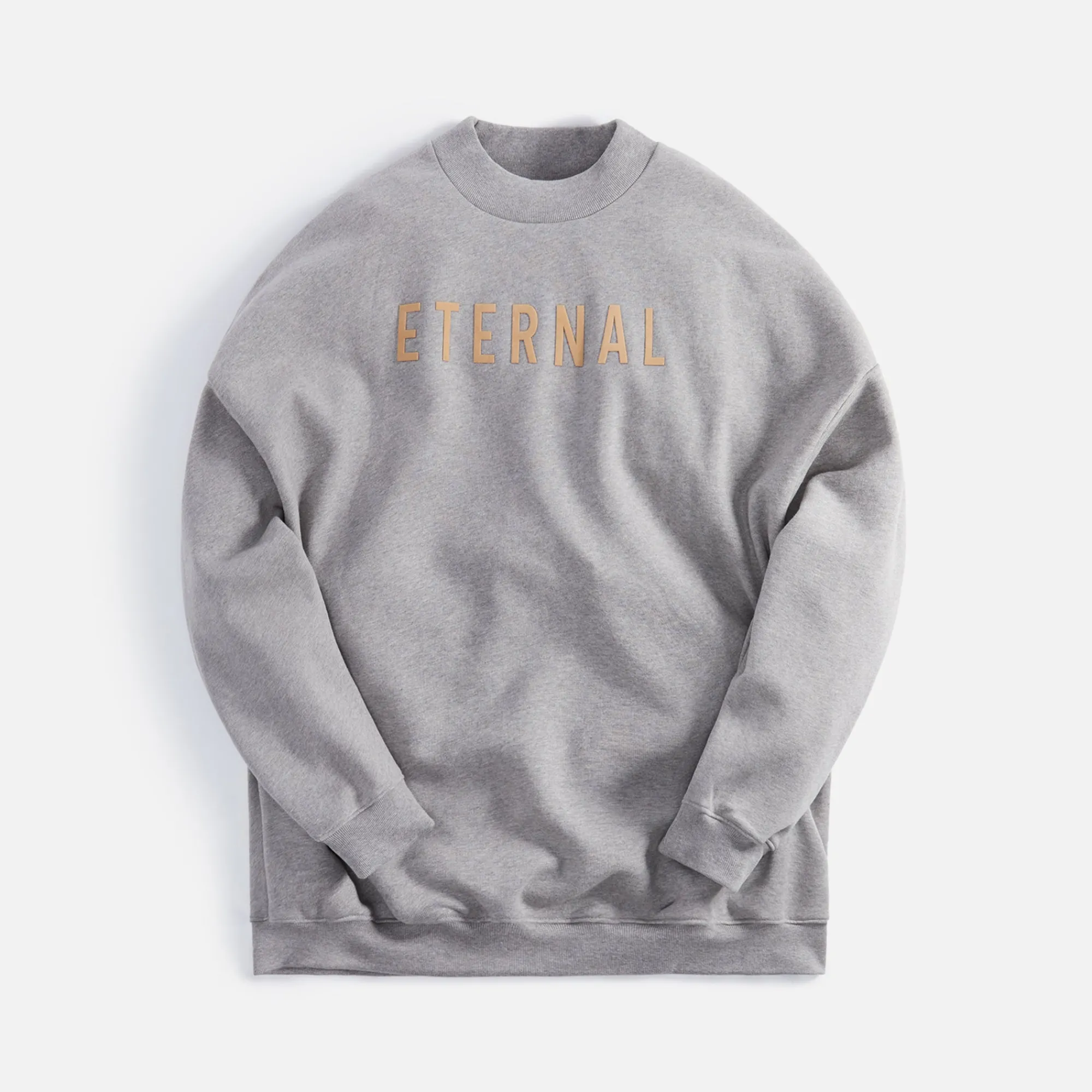 New Fear of God Eternal Fleece Crewneck Warm Heather Grey