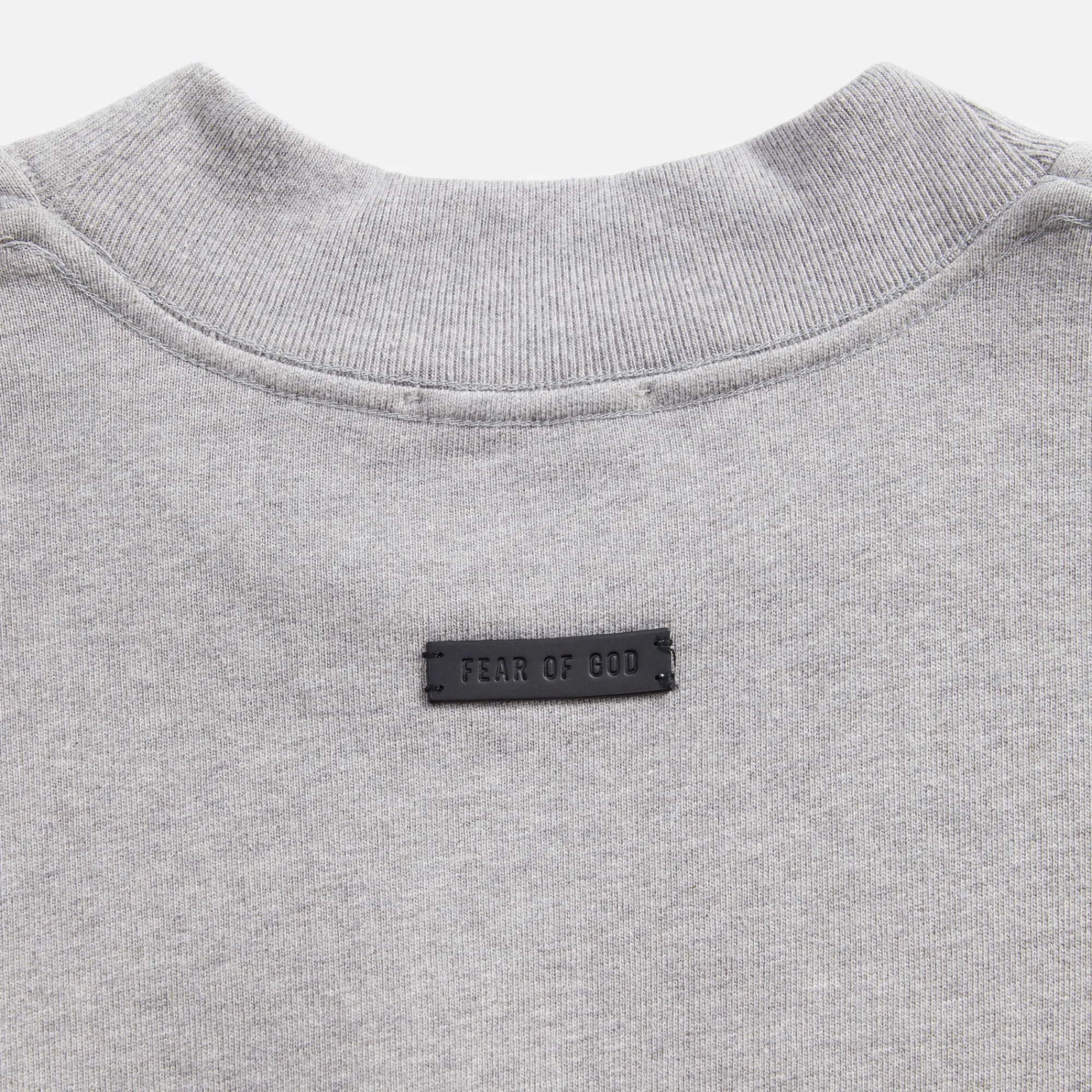 New Fear of God Eternal Fleece Crewneck Warm Heather Grey