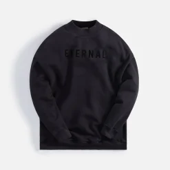 Store Fear of God Eternal Fleece Crewneck Black