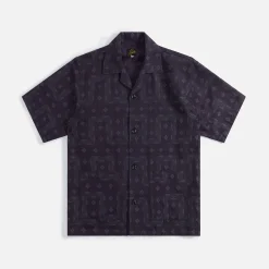 Cheap Needles Ethnic Jacquard Cabana Shirt Charcoal