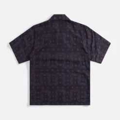 Cheap Needles Ethnic Jacquard Cabana Shirt Charcoal