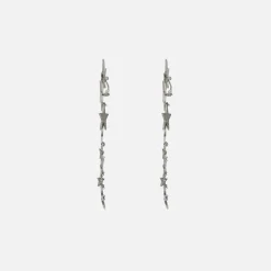 Cheap Saint Laurent Falling Star Long Earrings Silver