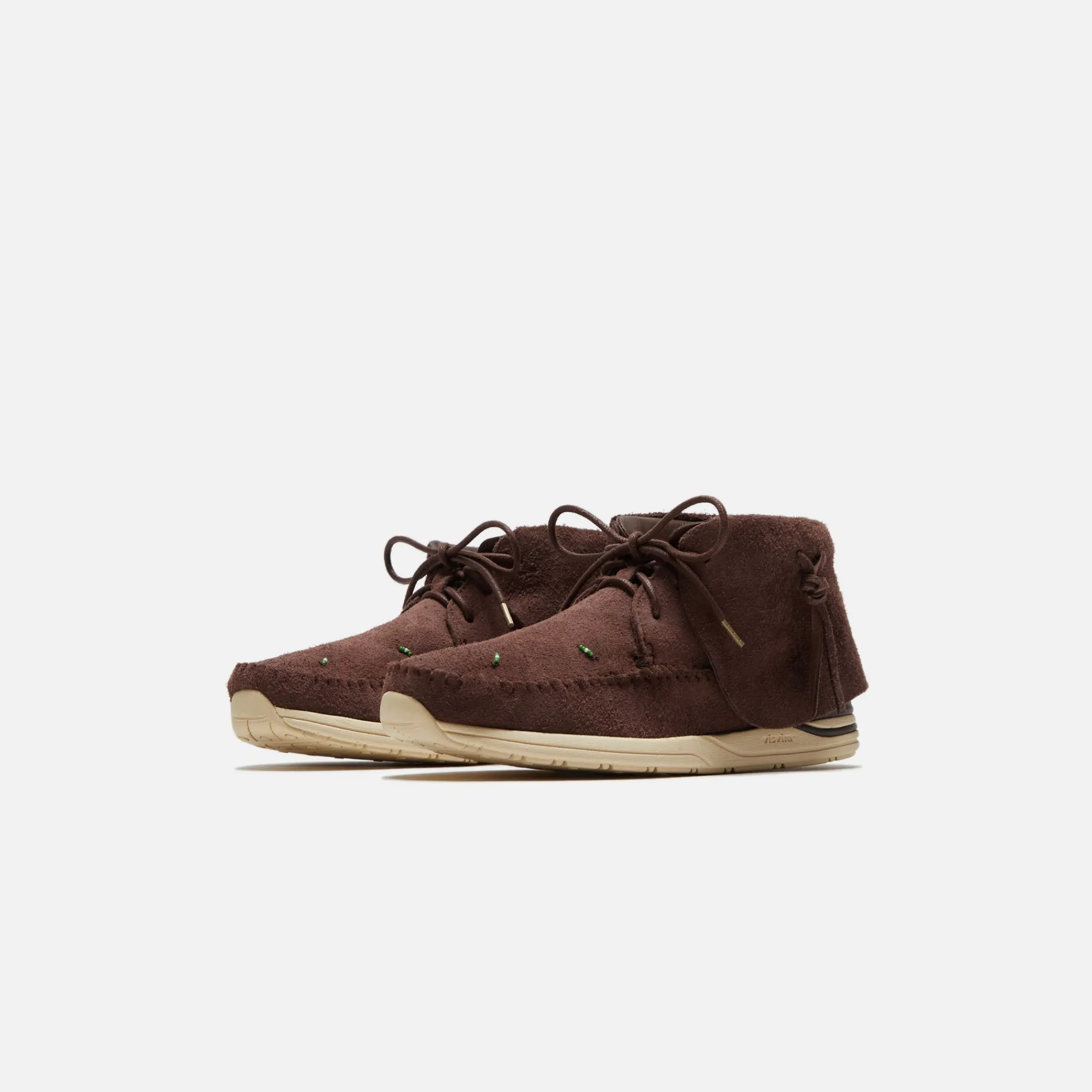 Outlet Visvim Fbt Lhamo Folk Dark Brown