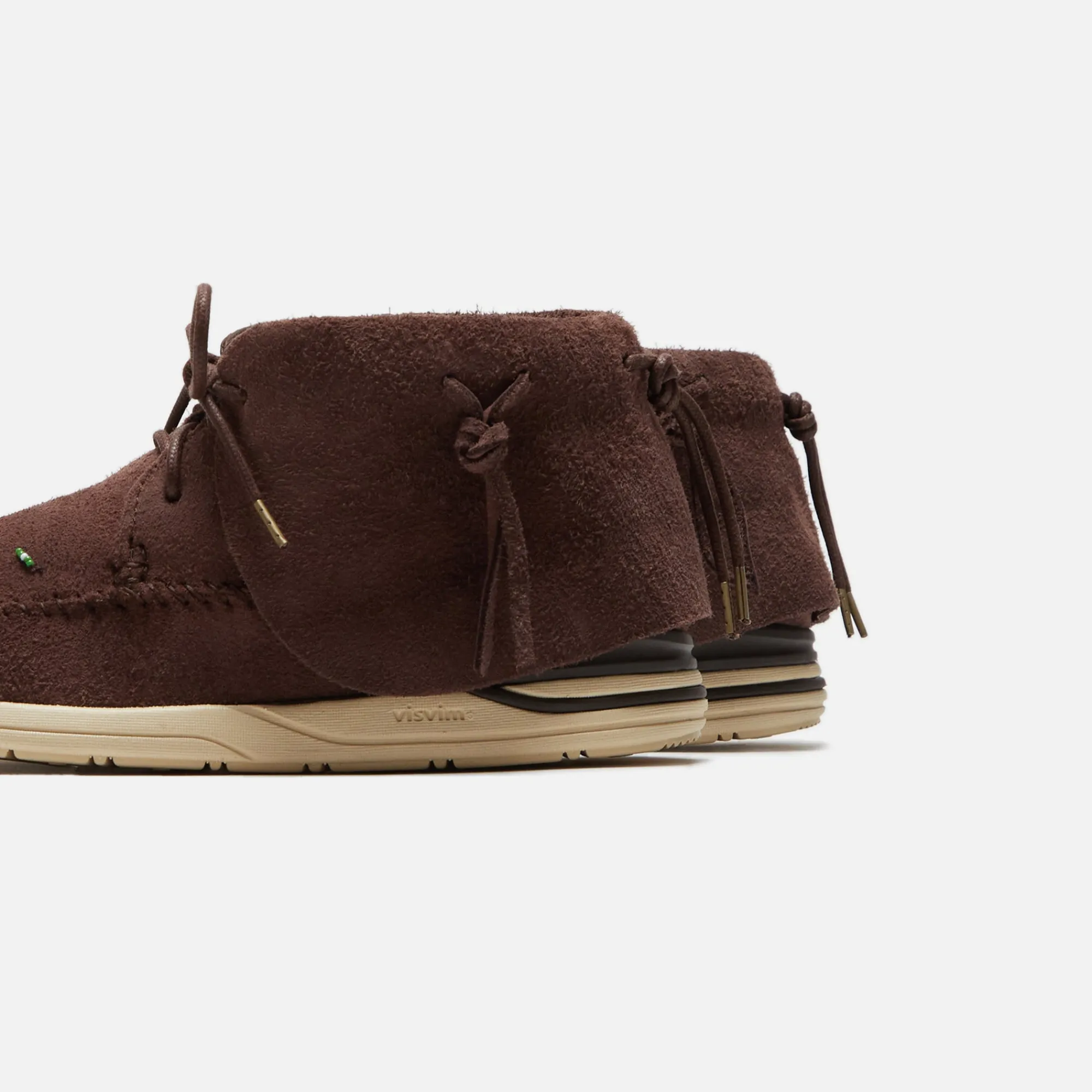 Outlet Visvim Fbt Lhamo Folk Dark Brown