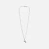 Flash Sale Emanuele Bicocchi Feather And Skull Pendant Necklace Silver