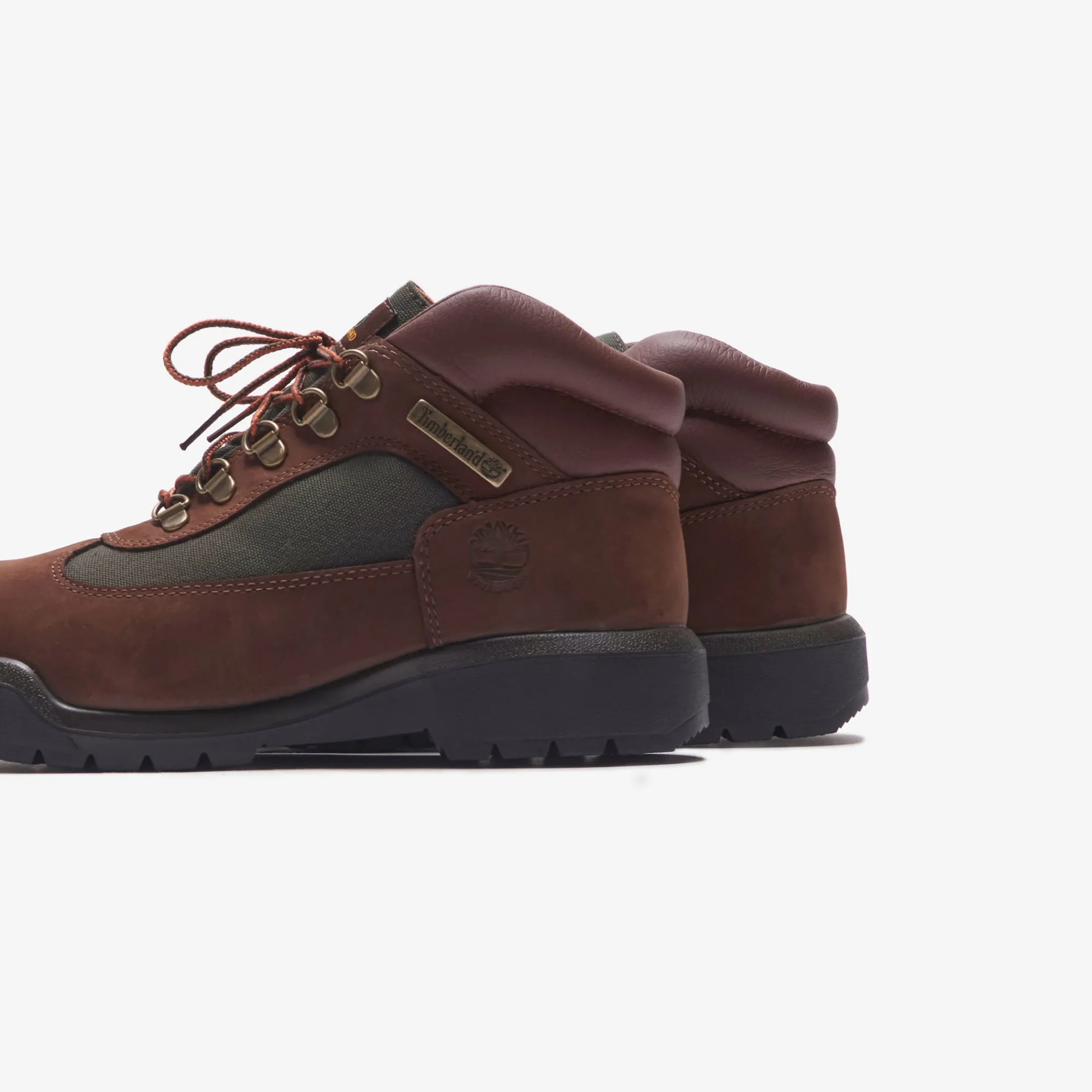Shop Timberland Field Boot Brown / Green