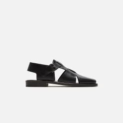 Hot Lemaire Fisherman Sandals Black