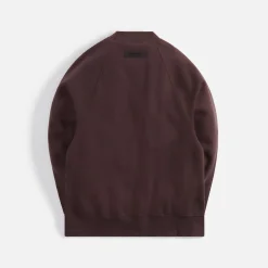 Fashion Essentials Fleece Crewneck Sweatshirt Plum