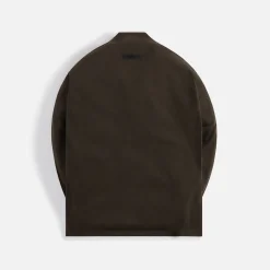 Fashion Essentials Fleece Crewneck Sweatshirt Off-Black