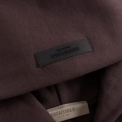 Discount Essentials Fleece Hoodie Plum