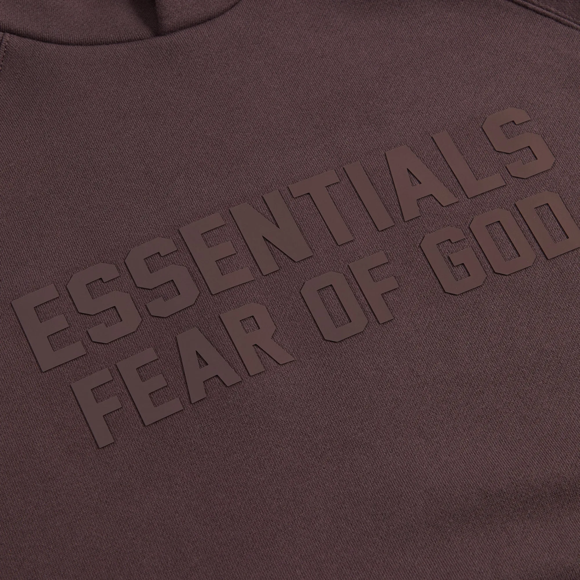 Discount Essentials Fleece Hoodie Plum
