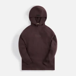 Clearance Essentials Fleece Relxed Hoodie Plum