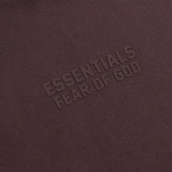 Clearance Essentials Fleece Relxed Hoodie Plum