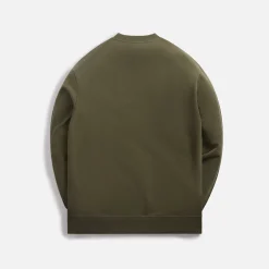 Store Maharishi Flying Peace Cranes Crew Sweat Olive